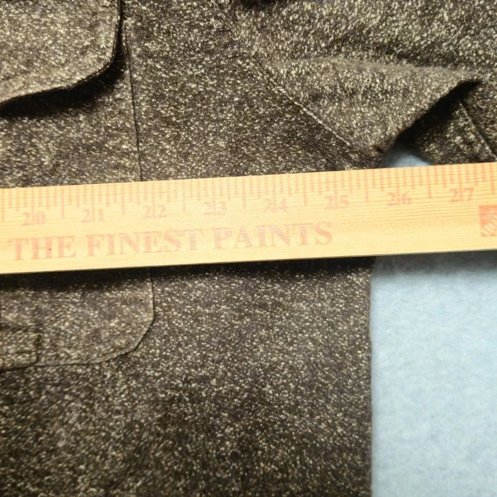 Freedom Foundry Mens XXL Brown Fleece Lined Heavyweight Flannel‎ Shirt Jacket